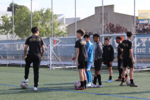 Charla técnica antes del entranamiento