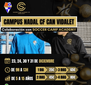 Cartel del campus de nadal de 2024