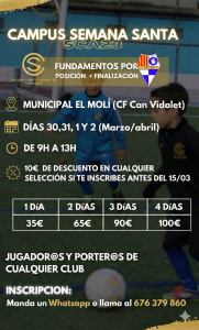 Campus de semana santa 2026
