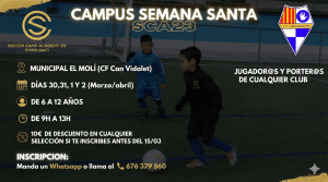 Campus de semana santa 2026